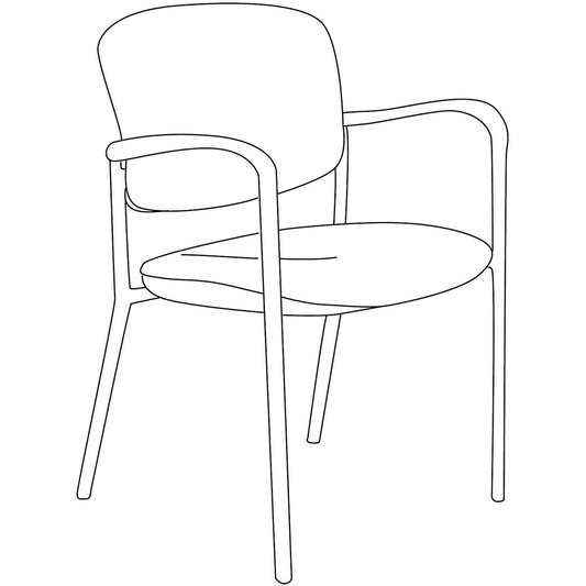 United Chair Brylee Fixed Arms Guest/Stack Chair [SKU - UNCBR32CQA01]