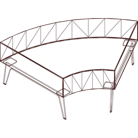 Arold Hip Hop Collection Wedge Bench [SKU - AROH1860K8W5]