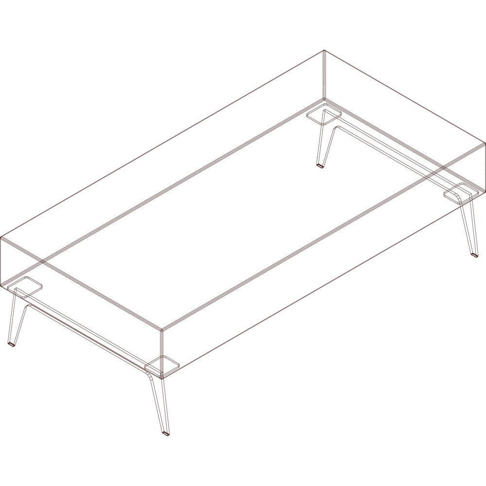 Arold Hip Hop Collection Rectangular Bench [SKU - AROH60K8W5]