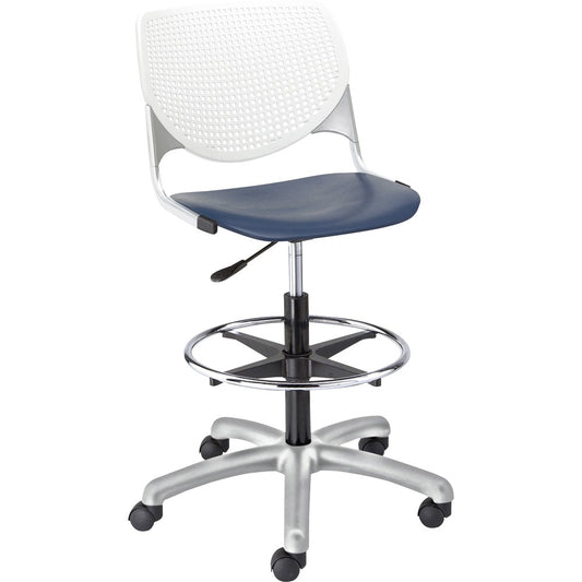 KFI Kool Collection 2300 Armless Stool with Casters [SKU - KFIDS2300B8S3]