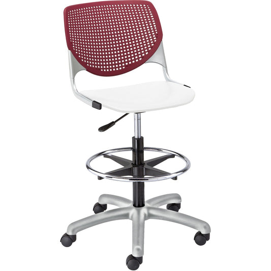 KFI Kool Collection 2300 Armless Stool with Casters [SKU - KFIDS2300B7S8]