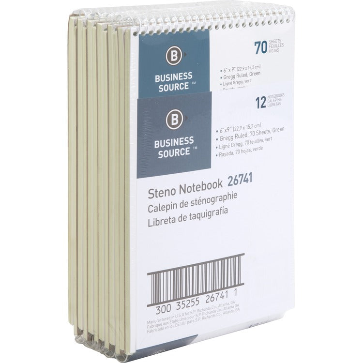Business Source Steno Notebook [SKU - BSN26741PK]