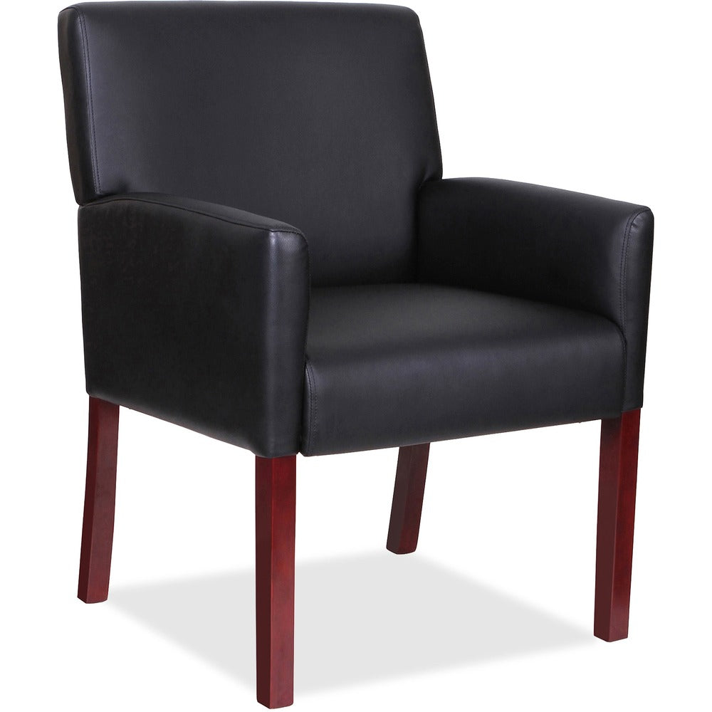 Lorell Full-sided Arms Leather Guest Chair [SKU - LLR20027]