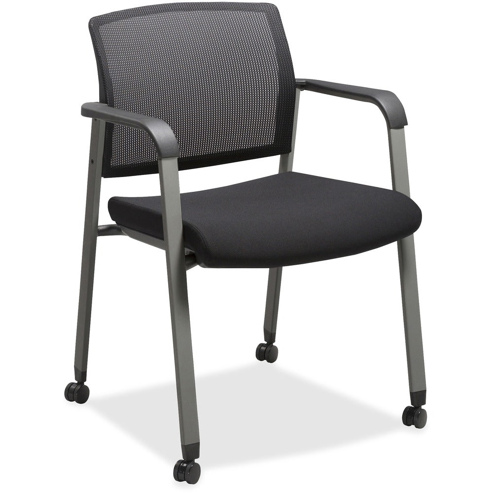 Lorell Mesh Back Guest Chairs with Casters [SKU - LLR30953]