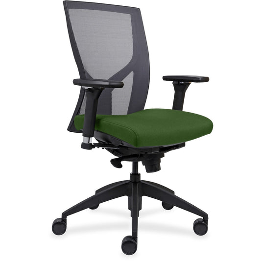 Lorell High-Back Mesh Chairs with Fabric Seat [SKU - LLR83109A201]
