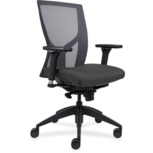 Lorell High-Back Mesh Chairs with Fabric Seat [SKU - LLR83109A202]