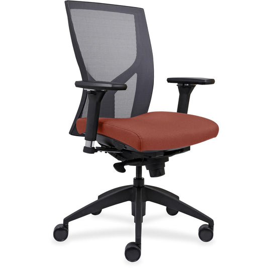 Lorell High-Back Mesh Chairs with Fabric Seat [SKU - LLR83109A203]