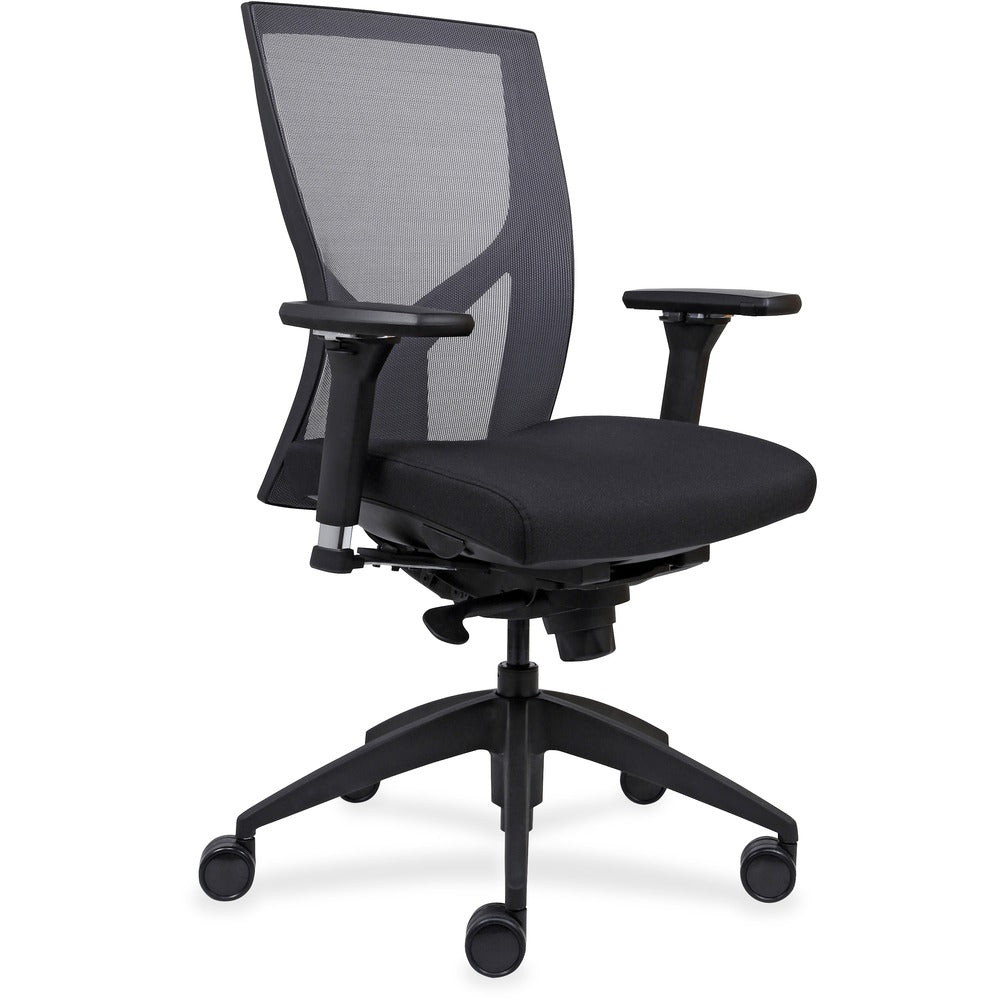 Lorell High-Back Mesh Chairs with Fabric Seat [SKU - LLR83109A205]