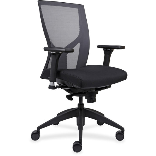 Lorell High-Back Mesh Chairs with Fabric Seat [SKU - LLR83109A205]