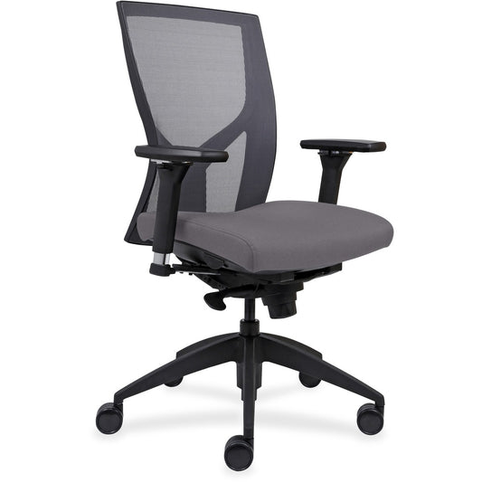 Lorell High-Back Mesh Chairs with Fabric Seat [SKU - LLR83109A206]