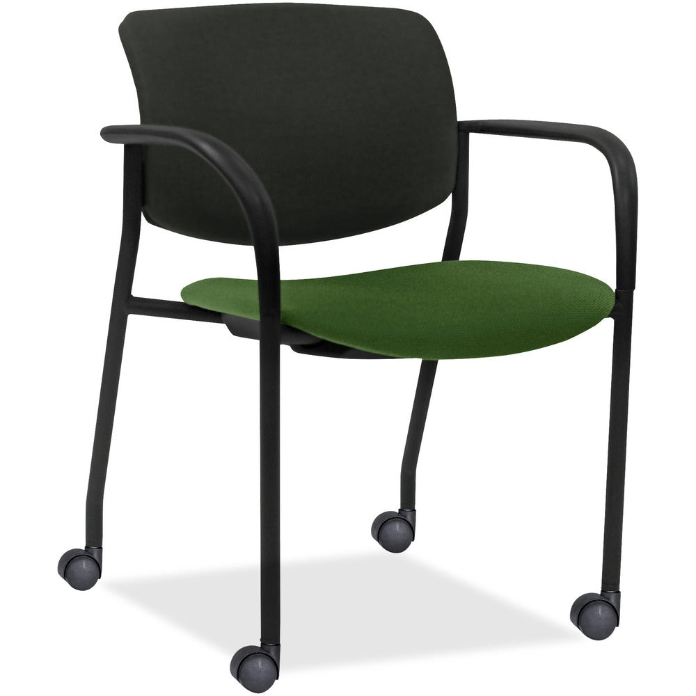Lorell Stack Chairs with Plastic Back & Fabric Seat [SKU - LLR83115A201]
