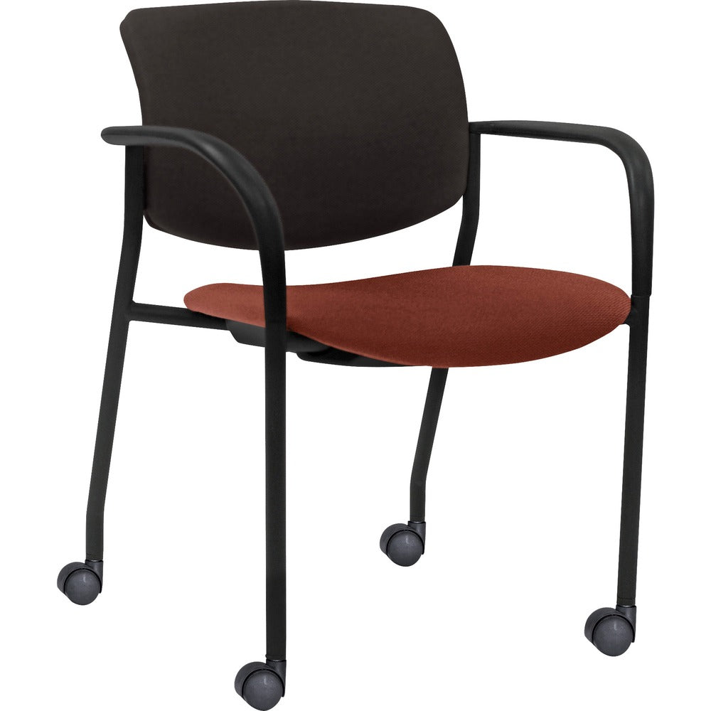 Lorell Stack Chairs with Plastic Back & Fabric Seat [SKU - LLR83115A203]