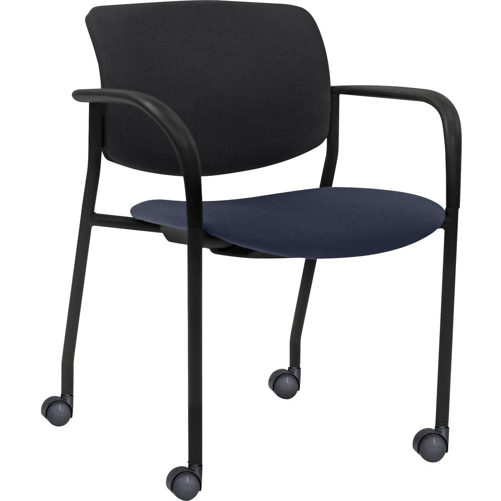 Lorell Stack Chairs with Plastic Back & Fabric Seat [SKU - LLR83115A204]