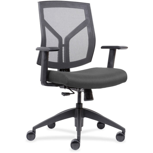Lorell Mesh Back/Fabric Seat Mid-Back Task Chair [SKU - LLR83111A202]