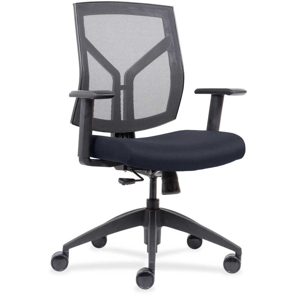 Lorell Mesh Back/Fabric Seat Mid-Back Task Chair [SKU - LLR83111A204]