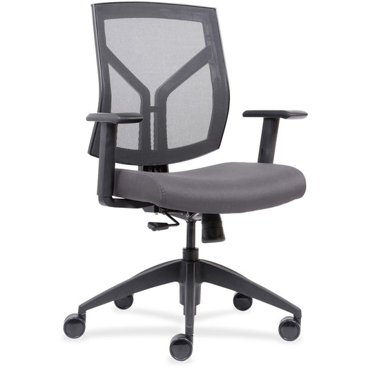 Lorell Mesh Back/Fabric Seat Mid-Back Task Chair [SKU - LLR83111A206]