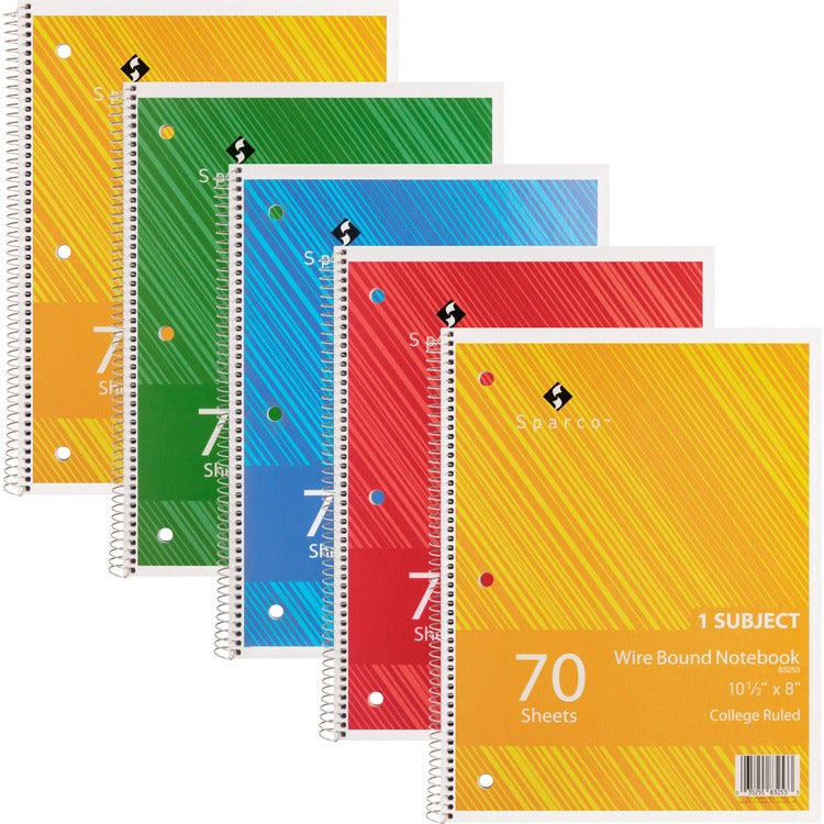 Sparco Wire Bound College Ruled Notebook [SKU - SPR83253BD]