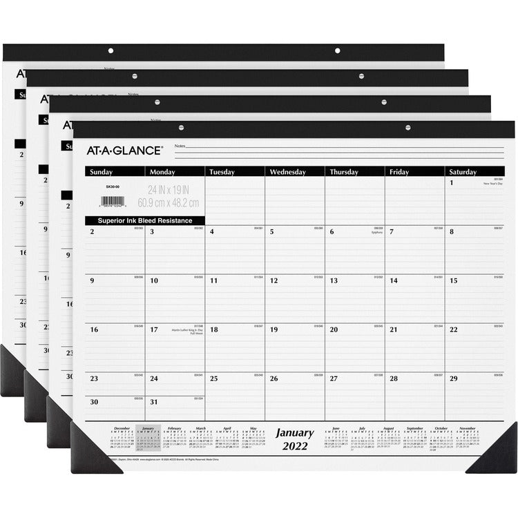 At-A-Glance Classic Monthly Desk Pad [SKU - AAGSK3000BD]