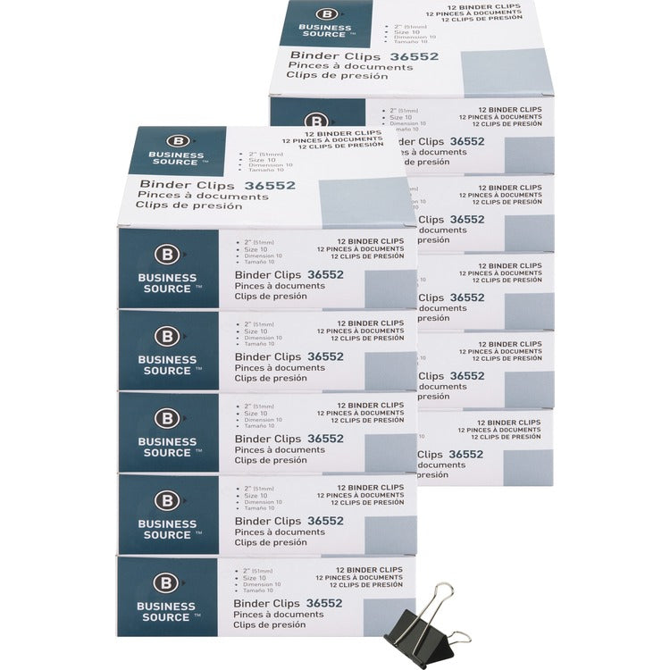 Business Source Fold-back Binder Clips [SKU - BSN36552BD]