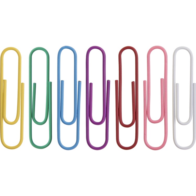 Business Source Vinyl-coated Gem Clips [SKU - BSN01604]