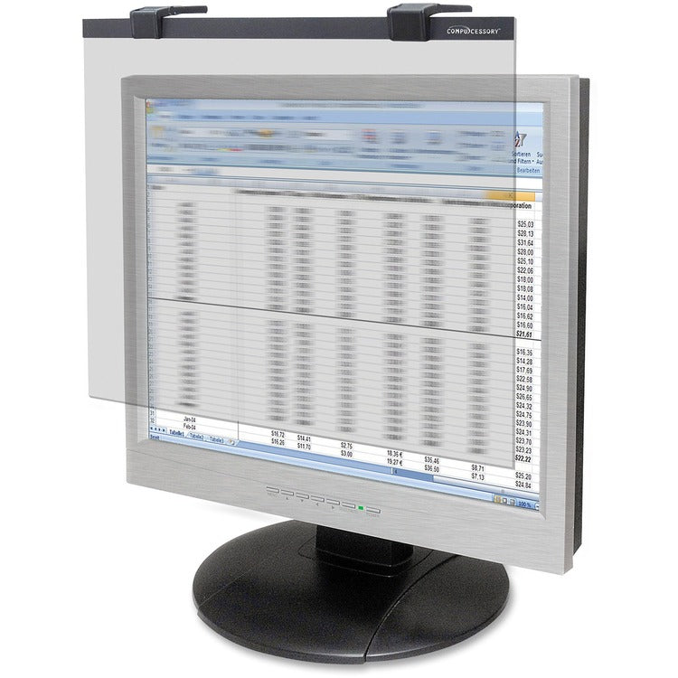 Business Source 19"-20" LCD Privacy/Antiglare Filter Black [SKU - BSN20510]