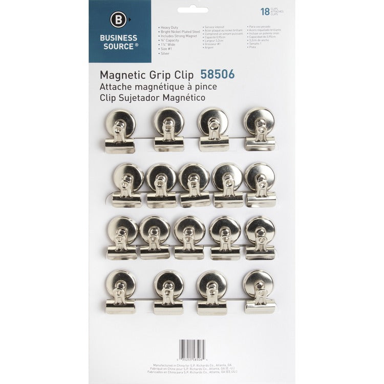 Business Source Magnetic Grip Clips Pack [SKU - BSN58506]