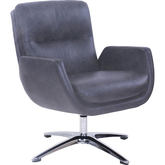 Lorell Distressed Soft Touch Lounge Chair [SKU - LLR49874]