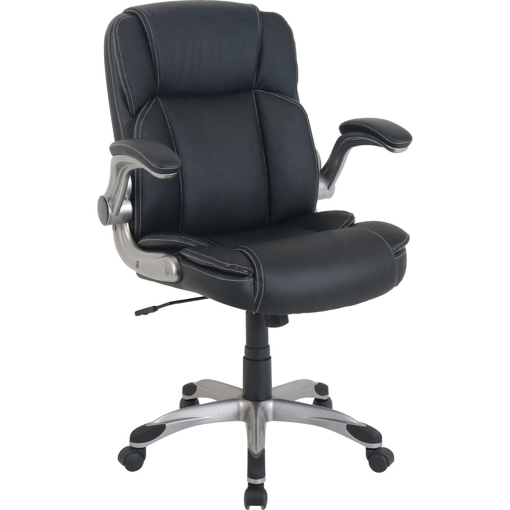 SOHO Flip Armrest Mid-back Leather Chair [SKU - LLR81802]