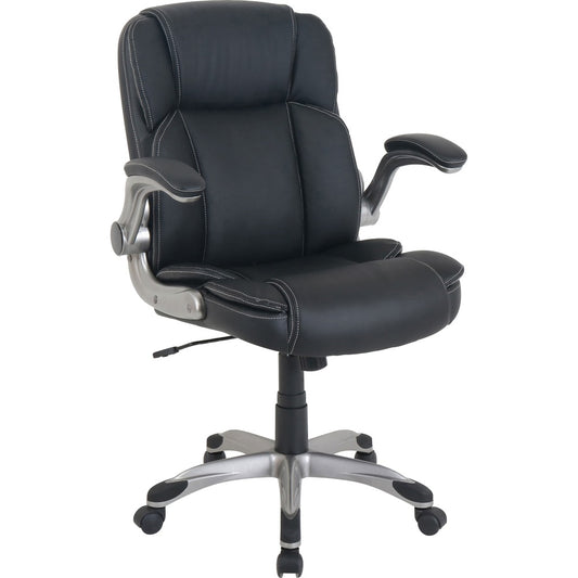 SOHO Flip Armrest Mid-back Leather Chair [SKU - LLR81802]