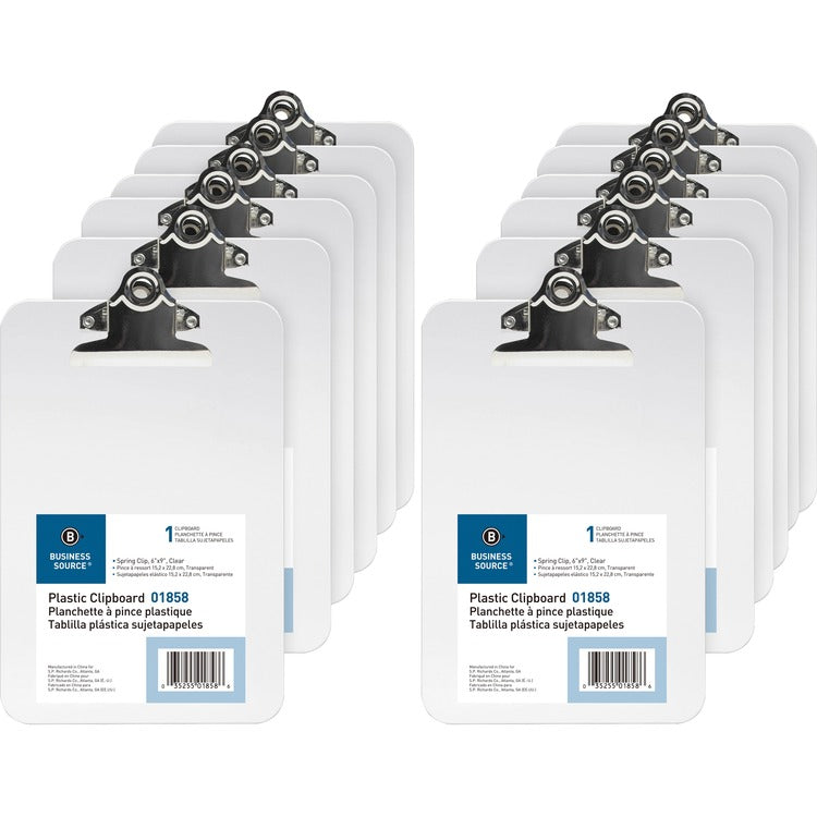 Business Source Plastic Clipboard [SKU - BSN01858BX]