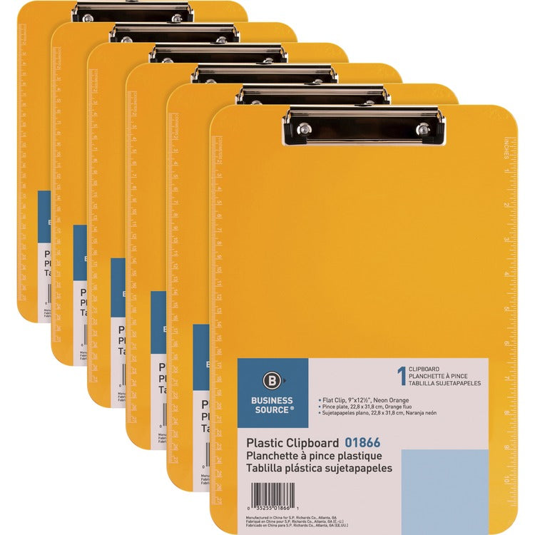 Business Source Flat Clip Clipboard [SKU - BSN01866BD]