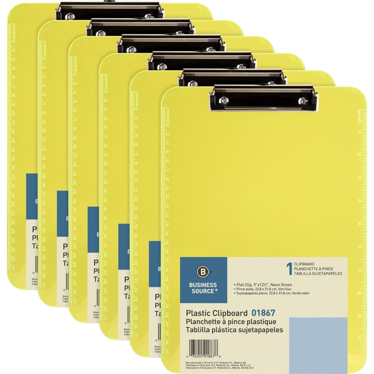 Business Source Flat Clip Clipboard [SKU - BSN01867BD]