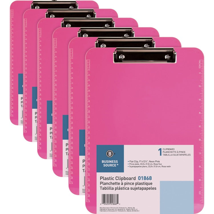 Business Source Flat Clip Clipboard [SKU - BSN01868BD]