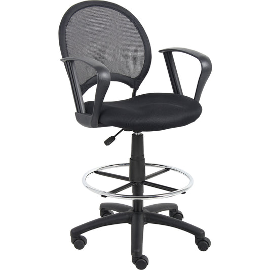 Boss Mesh Drafting Stool W/ Loop Arms [SKU - BOPB16217]