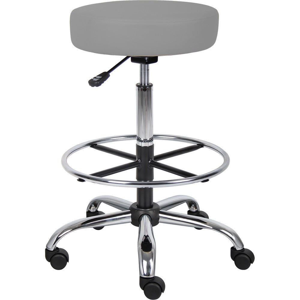Boss Caressoft Medical/Drafting Stool [SKU - BOPB16240GY]
