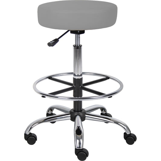Boss Caressoft Medical/Drafting Stool [SKU - BOPB16240GY]