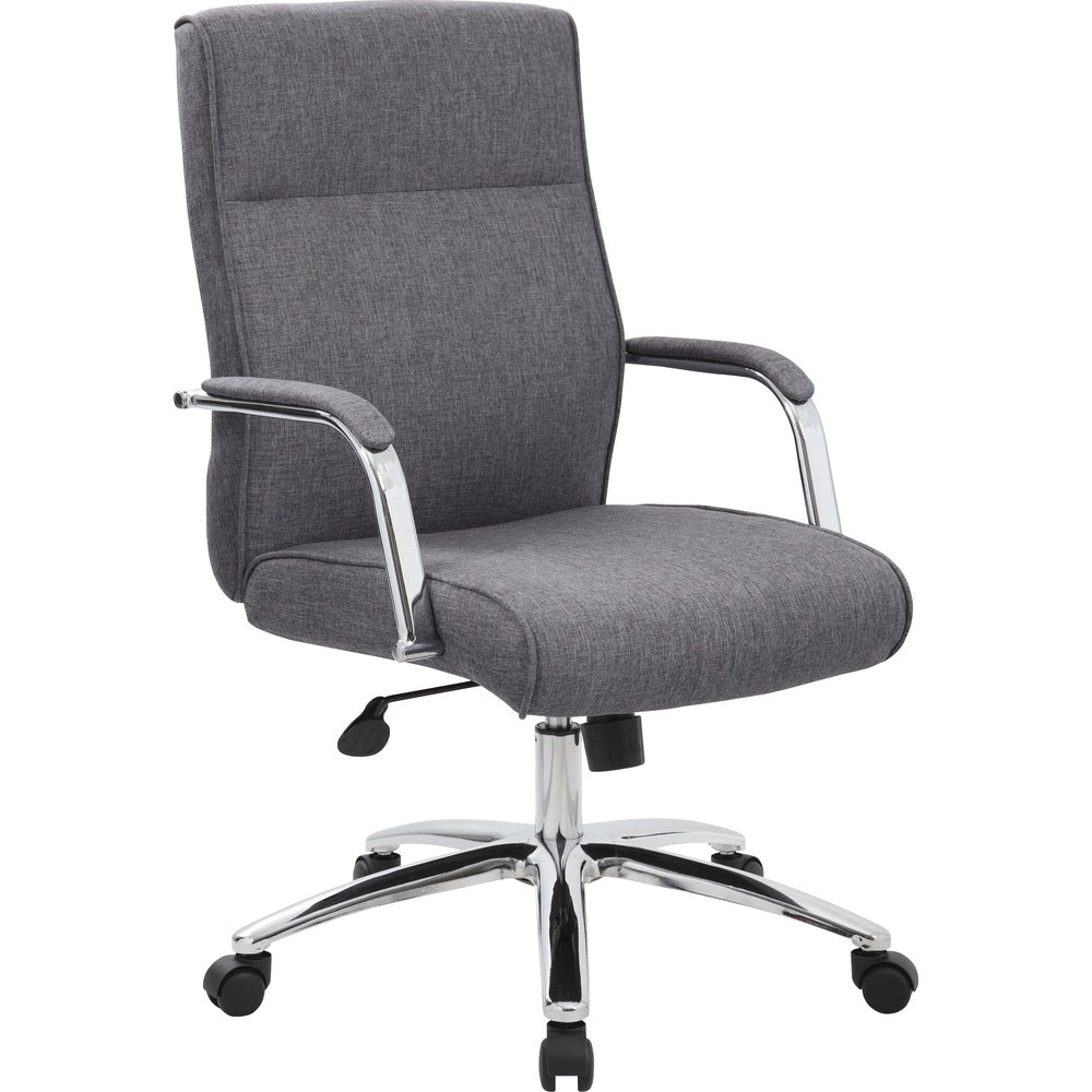 Boss Modern Executive Conference Chair-Grey Linen [SKU - BOPB696CSG]
