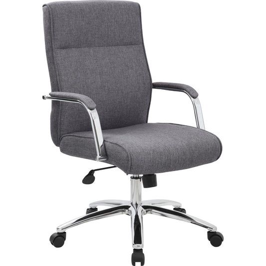 Boss Modern Executive Conference Chair-Grey Linen [SKU - BOPB696CSG]