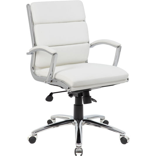 Boss CaressoftPlus™ Executive Mid-Back Chair [SKU - BOPB9476WT]