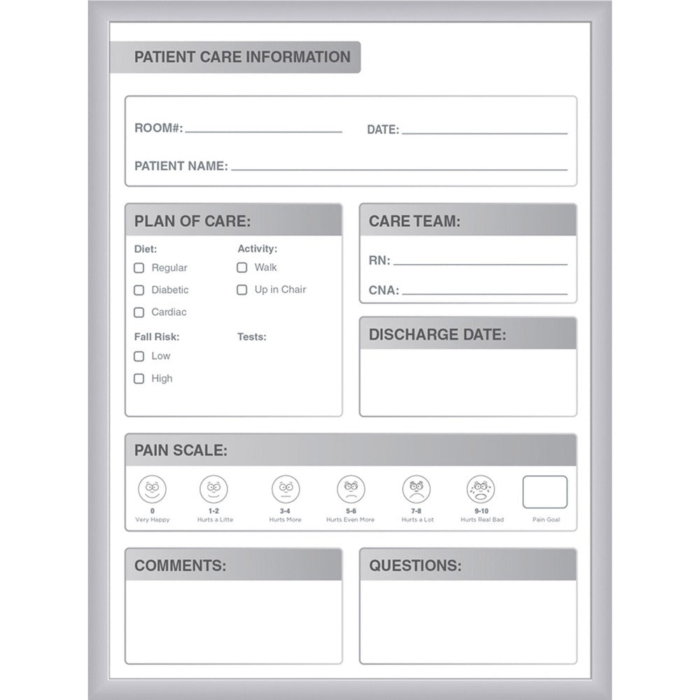 Ghent Healthcare Whiteboard [SKU - GHEGRPM311P23]