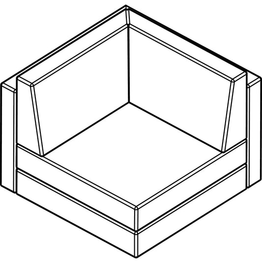Arold Cube 300 Corner Armchair [SKU - AROCU306TP07]