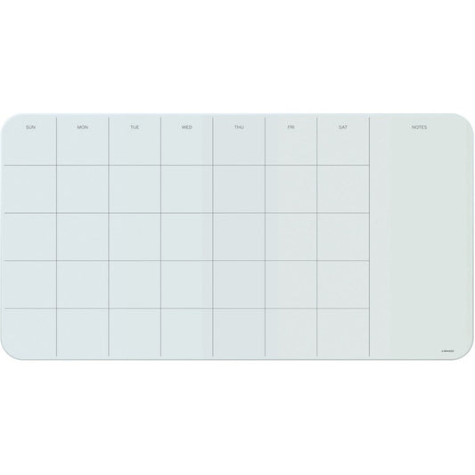 U Brands Magnetic Glass Dry Erase Weekly Calendar Board [SKU - UBR2341U0001]