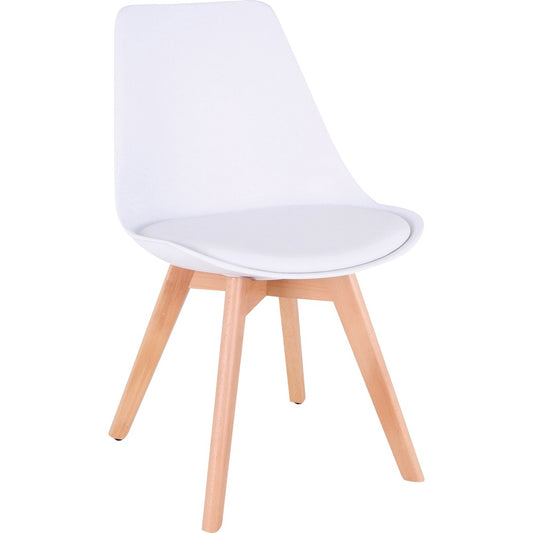Lorell Curved Plastic Shell Guest Chair [SKU - LLR42956]