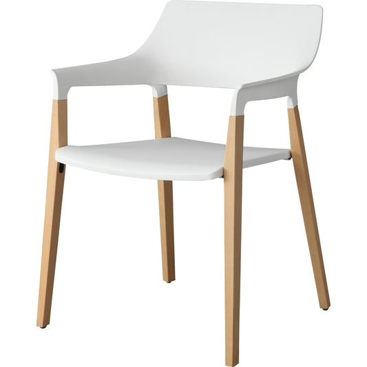 Lorell Wood Legs Stack Chairs [SKU - LLR42960]