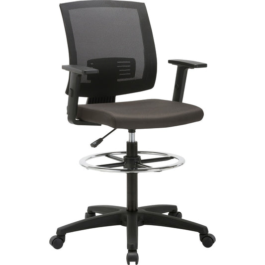 Lorell SOHO Fabric Seat Mid-back Stool [SKU - LLR41849]