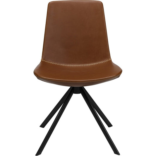 KFI Zoso Faux Leather Stitched Guest Chair [SKU - KFI6700SADDLE]