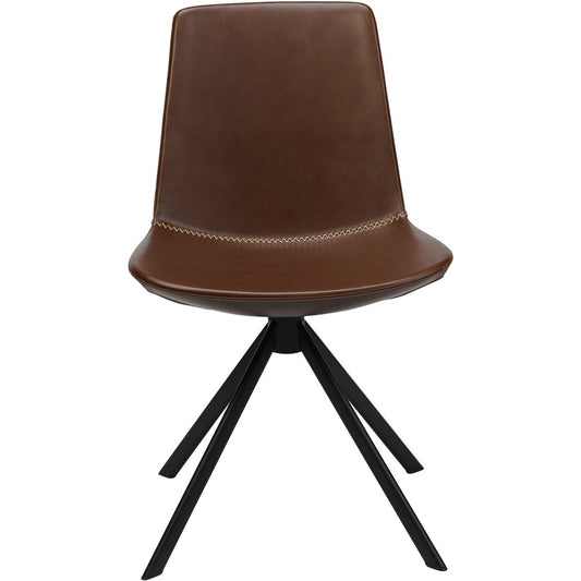 KFI Zoso Faux Leather Stitched Guest Chair [SKU - KFI6700TOFFEE]