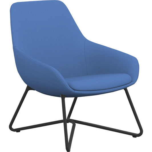 9 to 5 Seating W-shaped Base Lilly Lounge Chair [SKU - NTF9111LGBFBU]