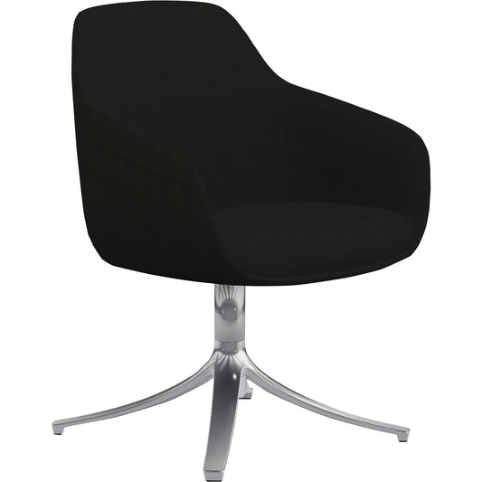9 to 5 Seating Lilly Swivel Base Fabric Lounge Chair [SKU - NTF9134GTPFON]