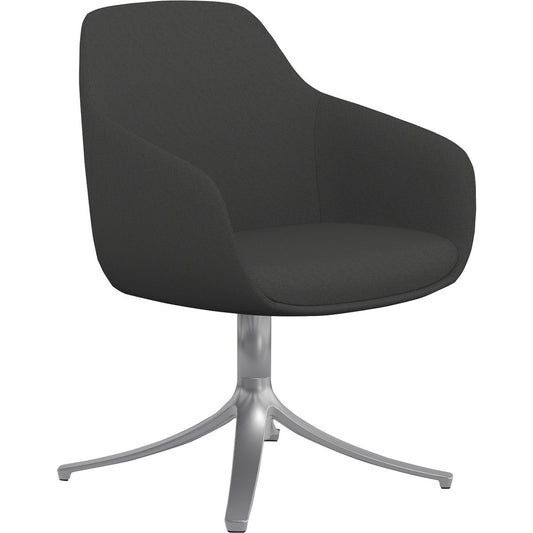 9 to 5 Seating Lilly Swivel Base Fabric Lounge Chair [SKU - NTF9134GTSFDO]